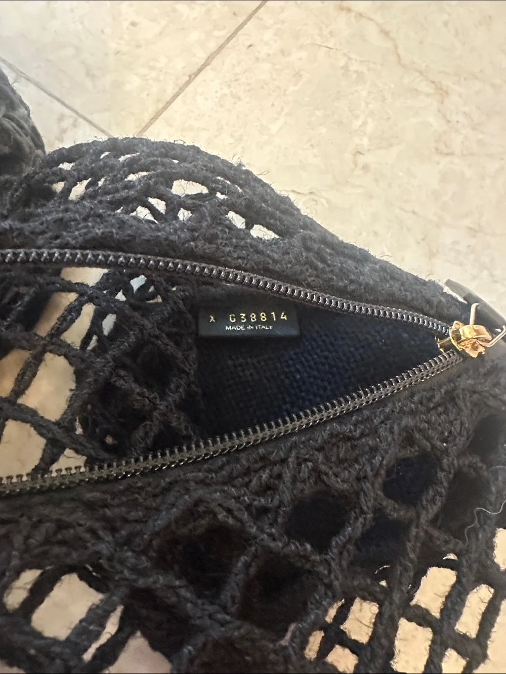 CHANEL Black Braided Slide Sandals with Gold CC Emblem